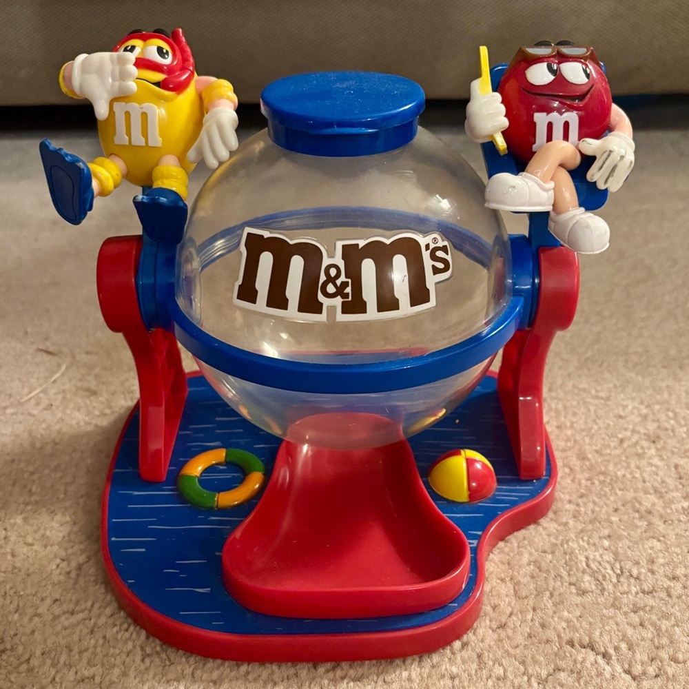M&M'S Red and Yellow Character Candy Dispenser